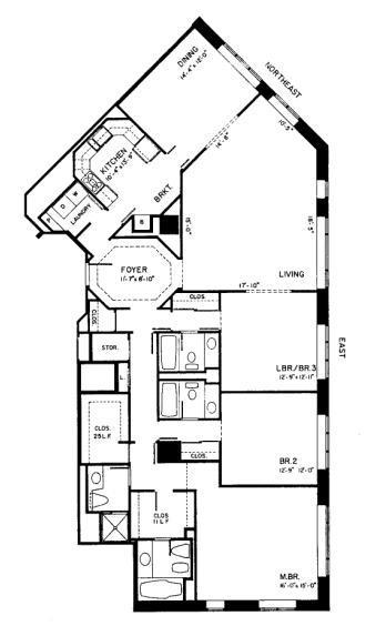 950 N Michigan Floorplan - C3 Tier